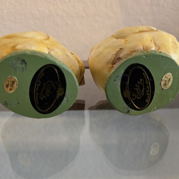 Vintage hand painted Easter Chick tea light. Set of 2. - Picture 9 of 13